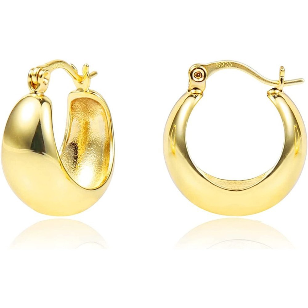 14K Gold Hoop Earrings for Women
